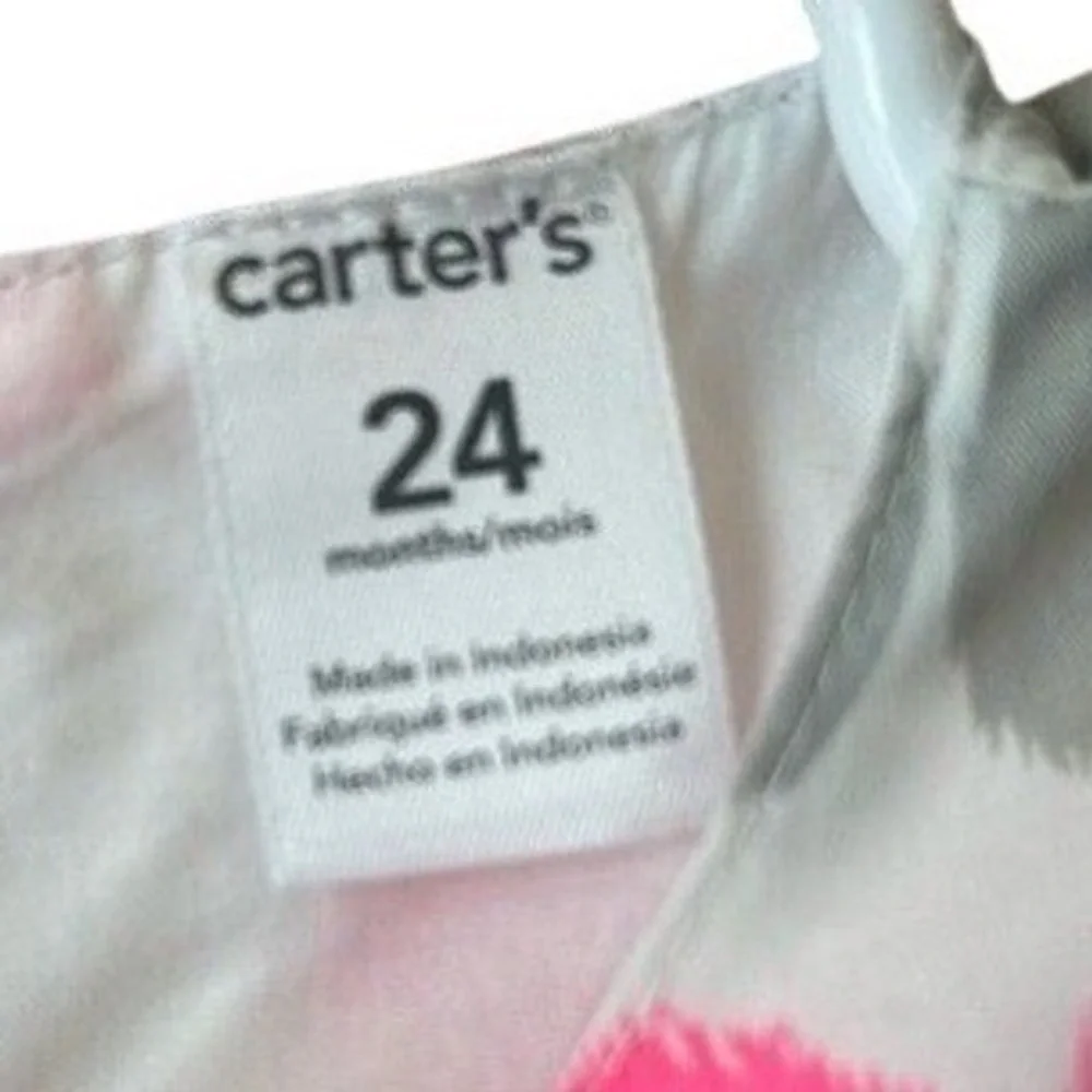 Carters Toddler Girls Polka Dot Sleeveless Dress Multi Color Size‎ 24 Months